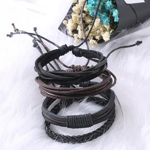 BEST BRACELETS & BANGLES MEN'S LEATHER 2019 FOR BOYFRIEND GIRLFRIEND GIFT - FREE SHIPPING